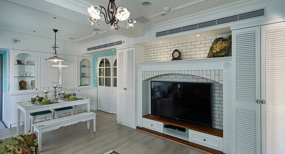 石家莊裝修案例潤江煦園 田園風(fēng)格 116平