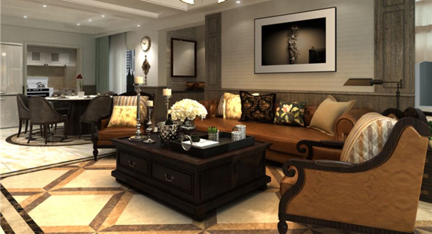 匯君城 美式風(fēng)格 129平